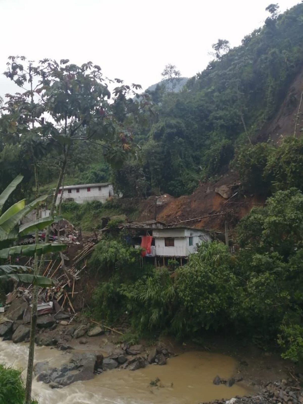 Emergencia en Manzanares, Caldas. Credito: Suministrada.