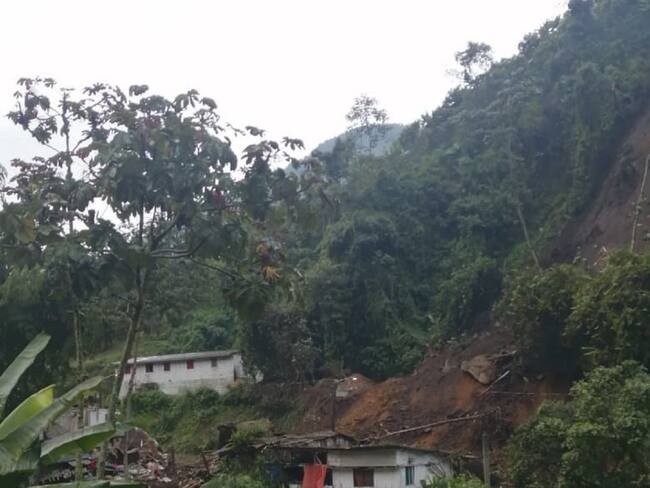 Emergencia en Manzanares, Caldas. Credito: Suministrada.
