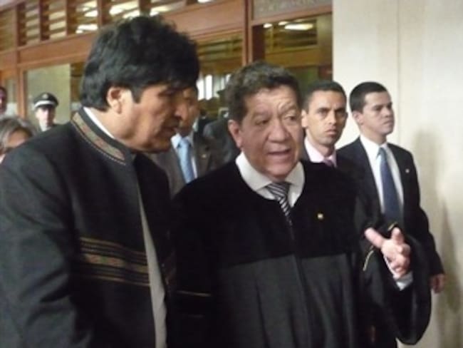 Presidente de Bolivia se reunió con la Corte Suprema de Justicia