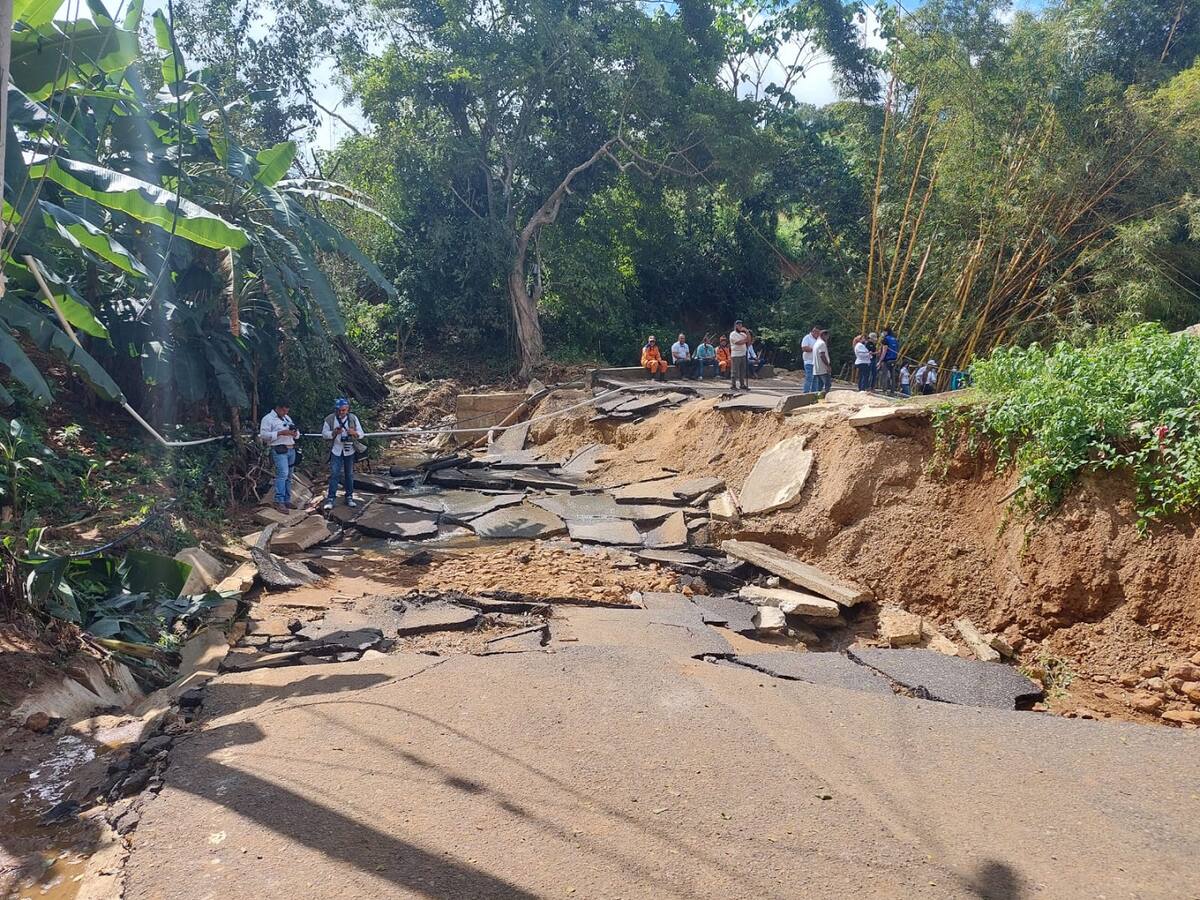 Afectados por deslizamiento en Piojó, Atlántico bloquearon vía de acceso al municipio
