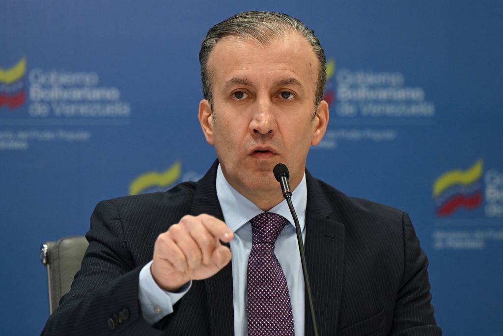 Tareck El Aissami. (Photo by Yuri CORTEZ / AFP) (Photo by YURI CORTEZ/AFP via Getty Images)