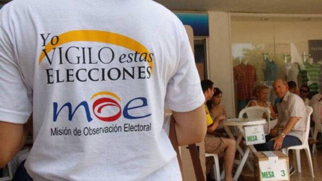 Observadores de la MOE / Colprensa