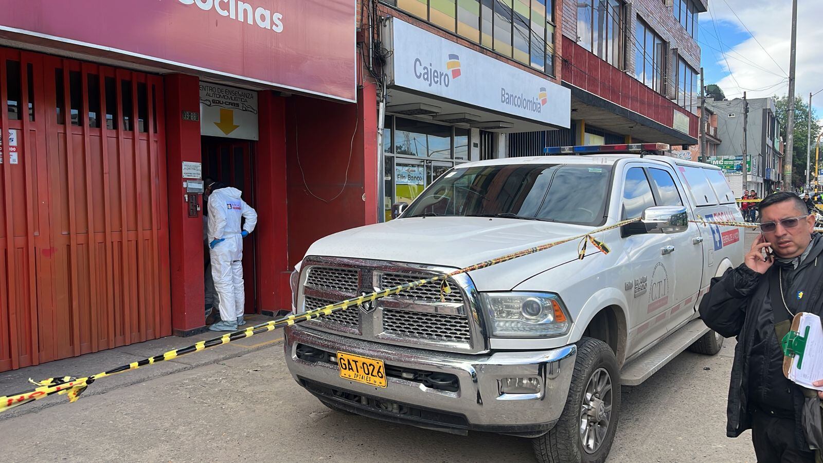 Atraco en Bogotá. Foto: Cortesía a José David Rodríguez.