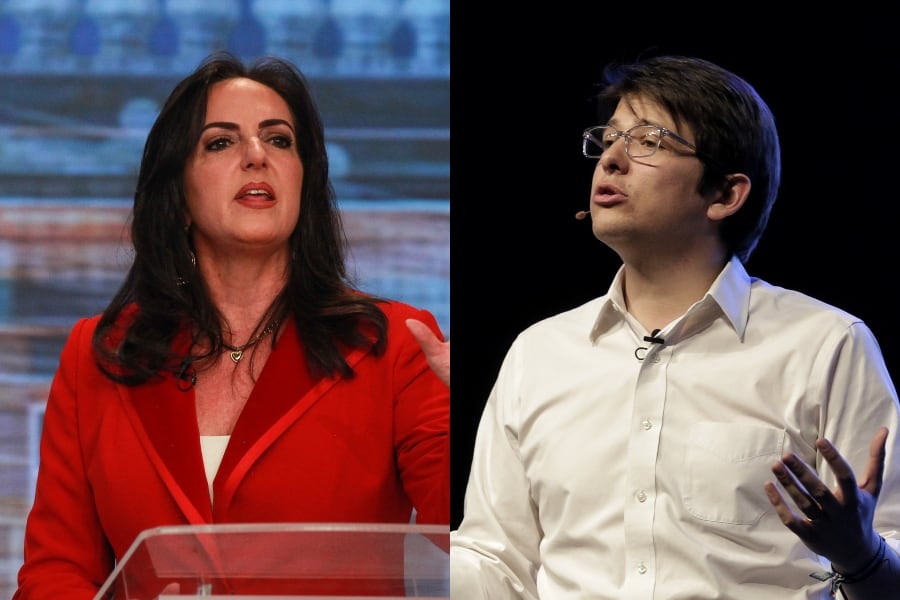 Los que se quedan y los que se van de las listas del Centro Democrático y del Pacto Histórico. Fotos: Colprensa/Diego Pineda/Camia Díaz