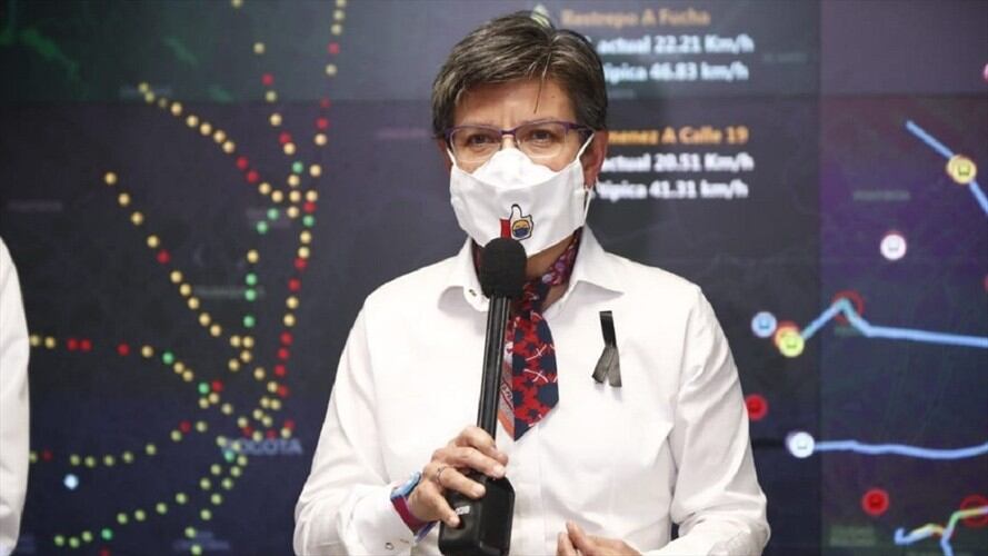 Alcaldesa Claudia López . Foto: Twitter: @claudialopez