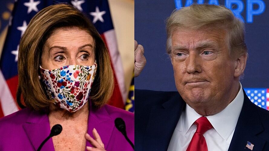 Nancy Pelosi se declara lista para lanzar segundo juicio contra Trump. Foto: Getty Images: Samuel Corum - Tasos Katopodis