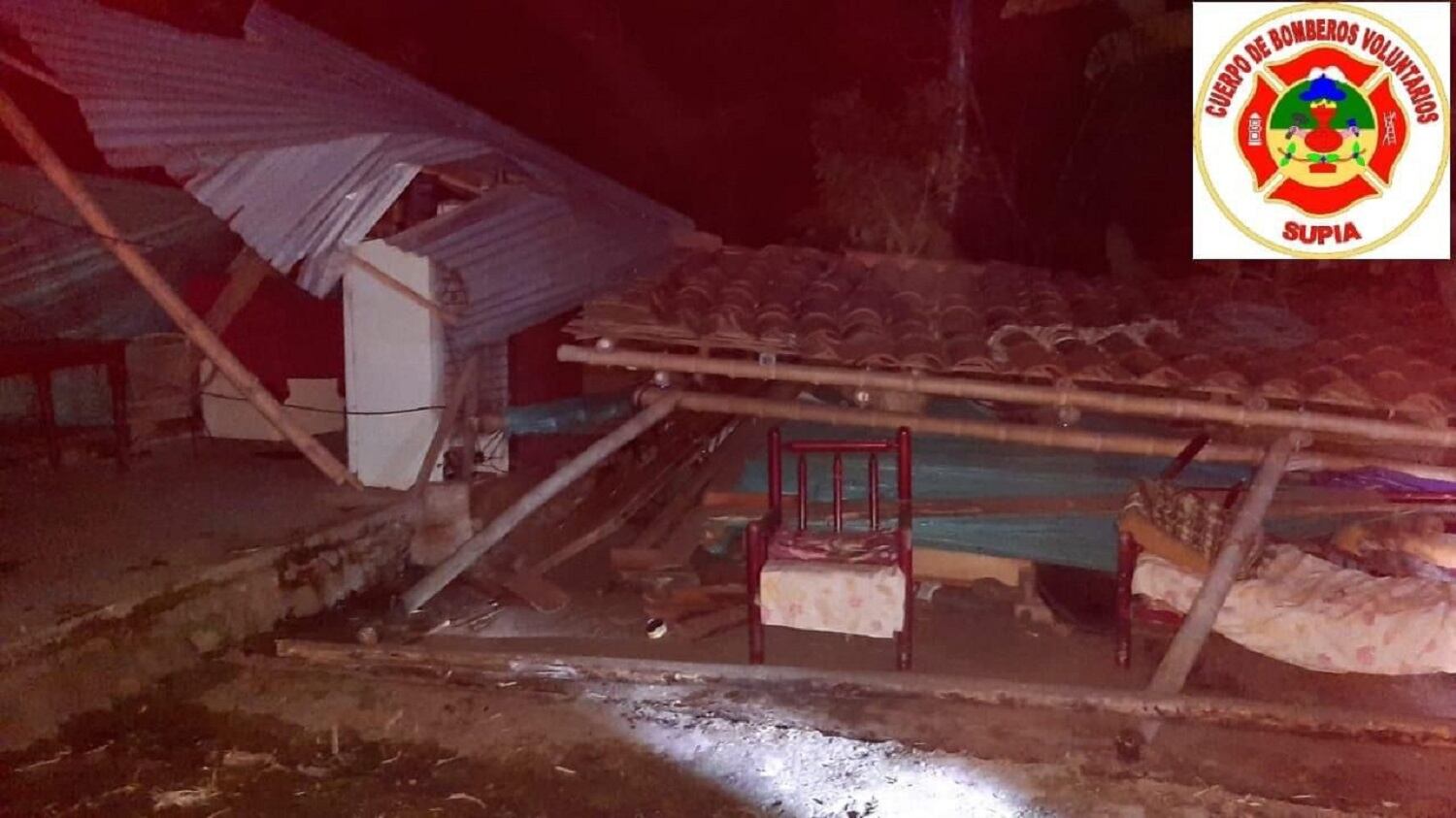 Crédito: Bomberos Supía, Caldas.