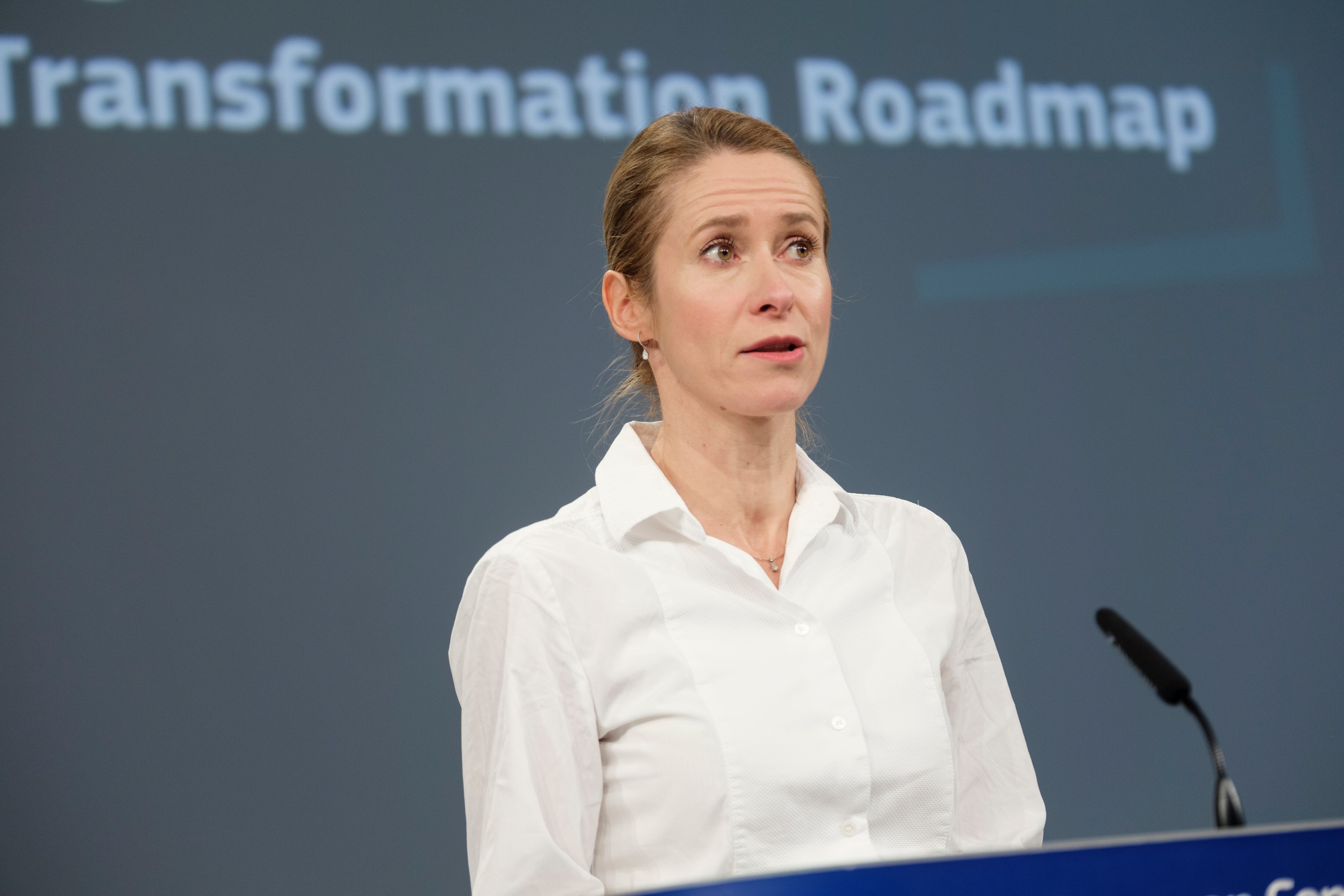 Kaja Kallas, alta representante de la UE para Asuntos Exteriores y Seguridad. Foto: Thierry Monasse/Getty Images