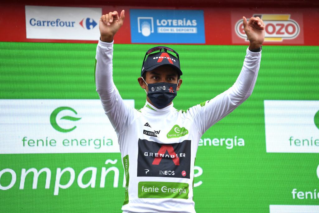 Egan Bernal está completamente recuperado de la columna y podría competir el próximo mes. Foto: Getty Images