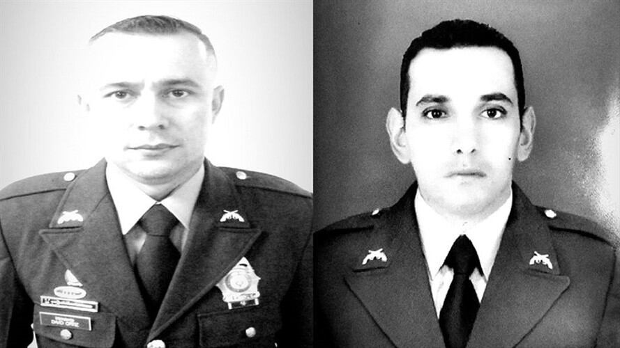 Dos policías murieron al caer en un campo minado en zona rural de Cúcuta. Foto: Cortesía Policía Cúcuta