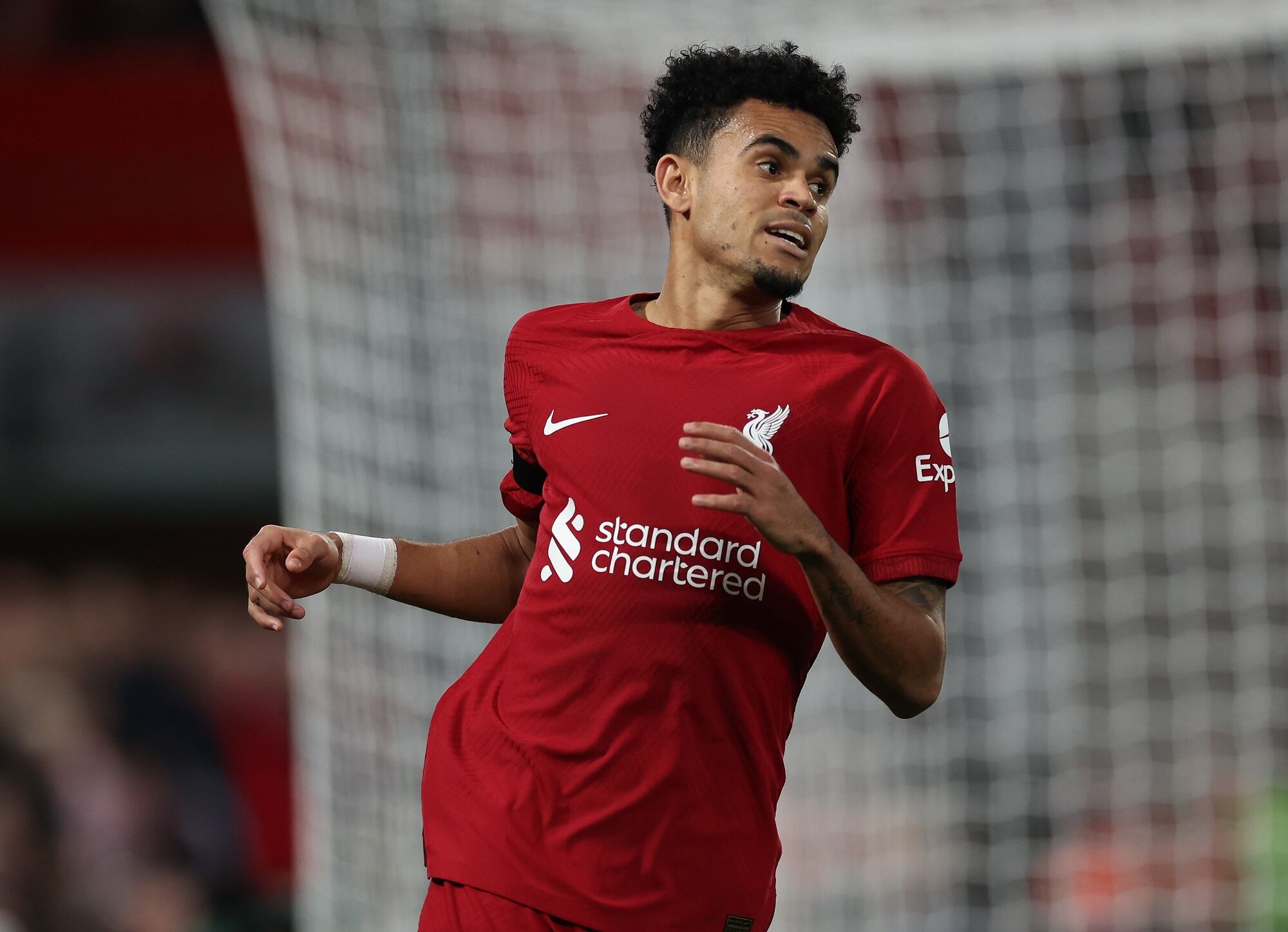 Luis Díaz. (Photo by Ian MacNicol/Getty Images)