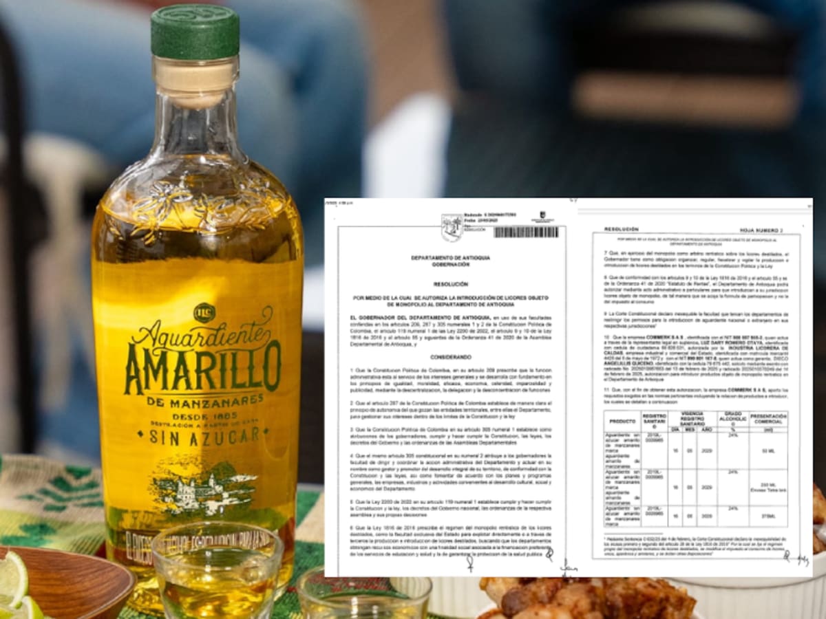 El departamento de Antioquia abrió sus fronteras a los aguardientes caldenses