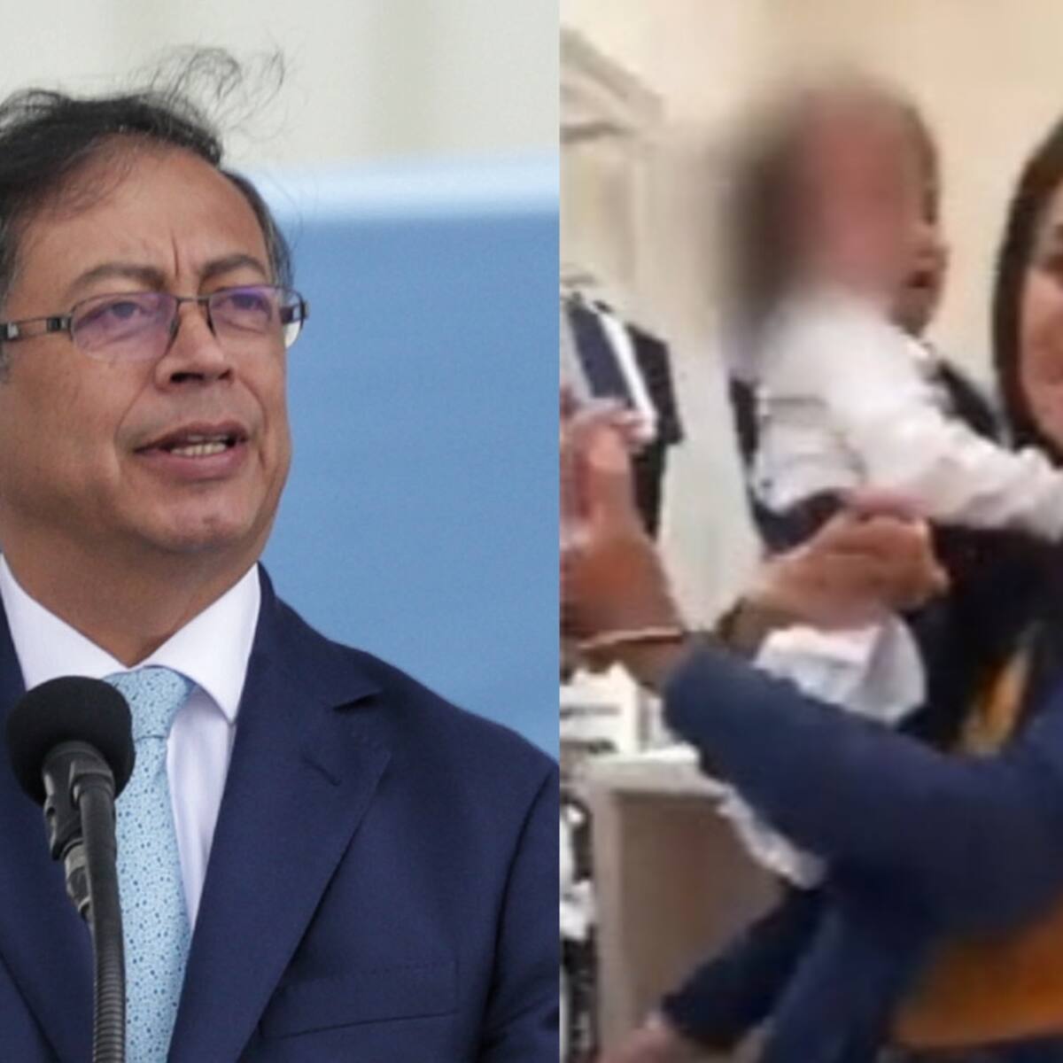 “Deplorable”: Petro indignado por caso de mujer que fue esposada con bebé en brazos