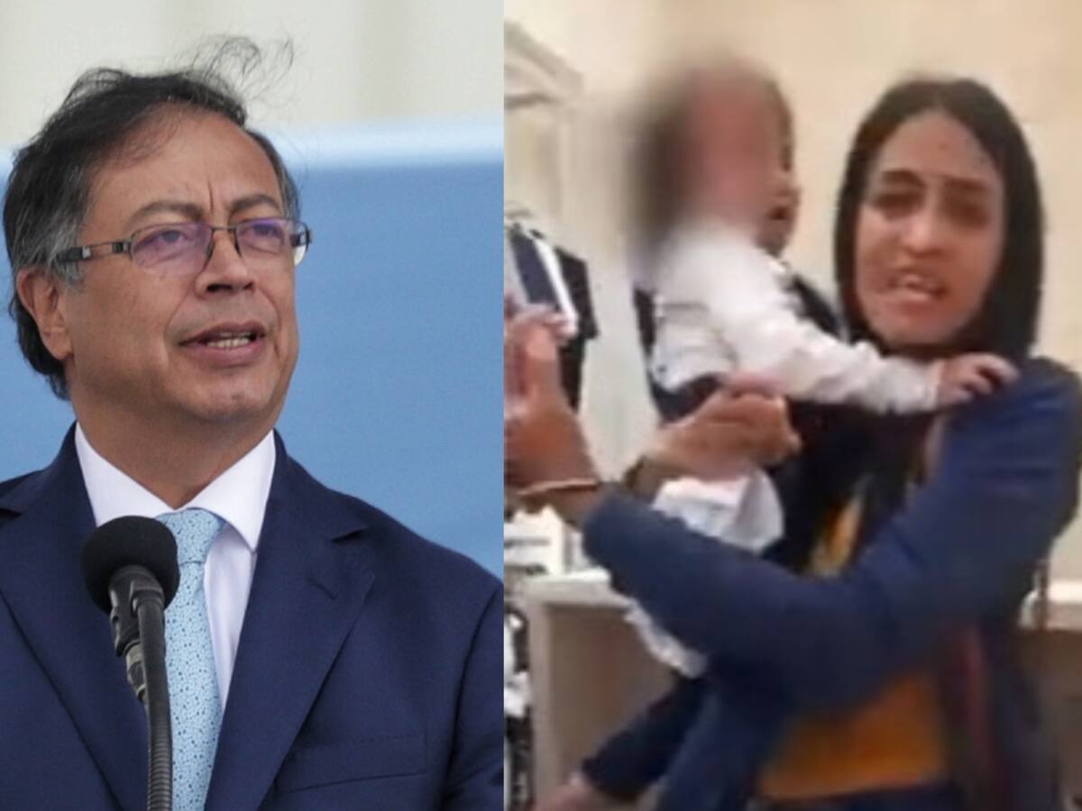 “Deplorable”: Petro indignado por caso de mujer que fue esposada con bebé en brazos