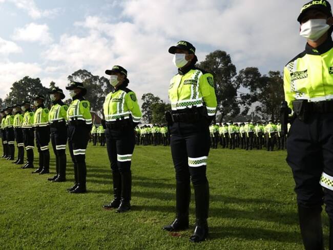 Suspendidos uniformados de la Policía en Sucre por pérdida de fusiles. Foto/Colprensa.
