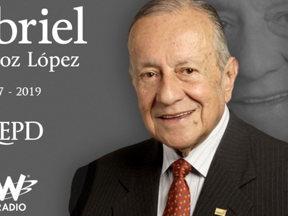 Falleció el gran periodista Gabriel Muñoz López