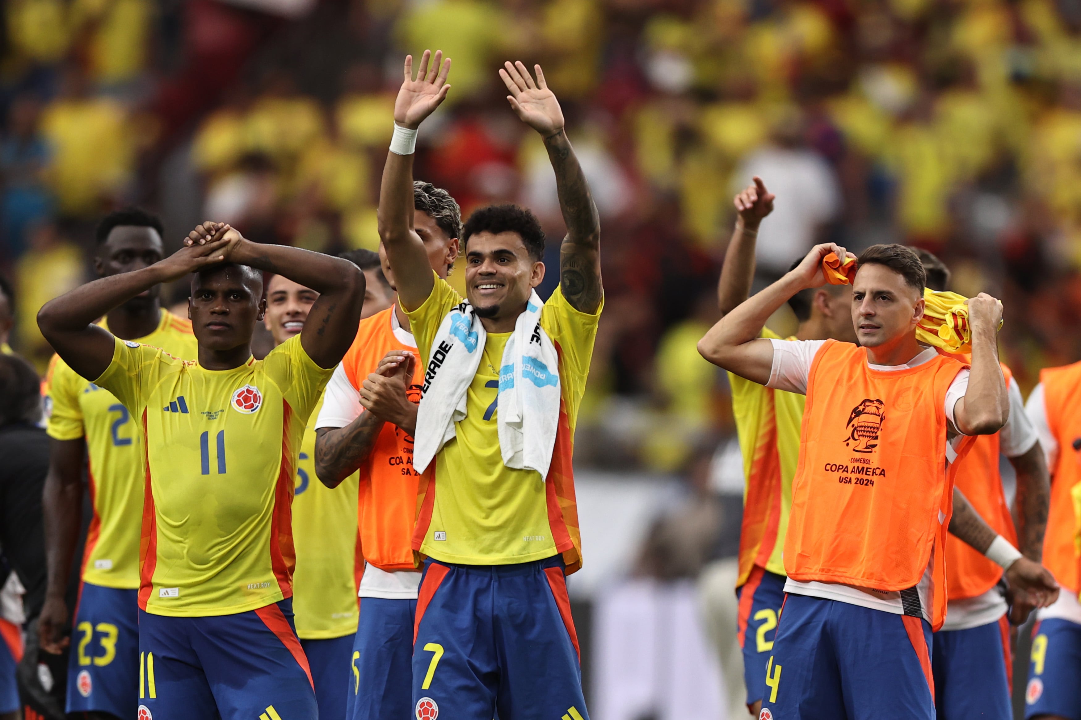 La Selección Colombia en la Copa América. (Photo by Omar Vega/Getty Images)