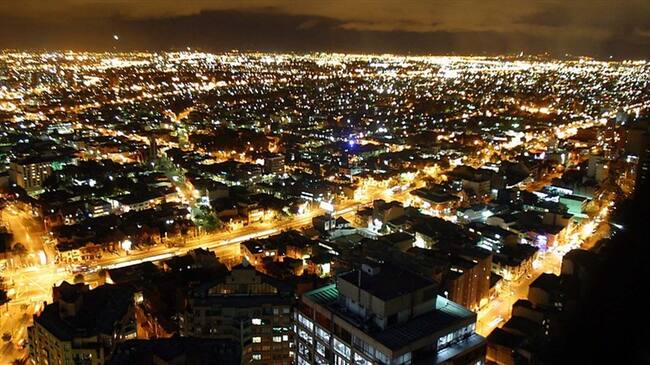 Alumbrado de Bogotá. Foto: Colprensa