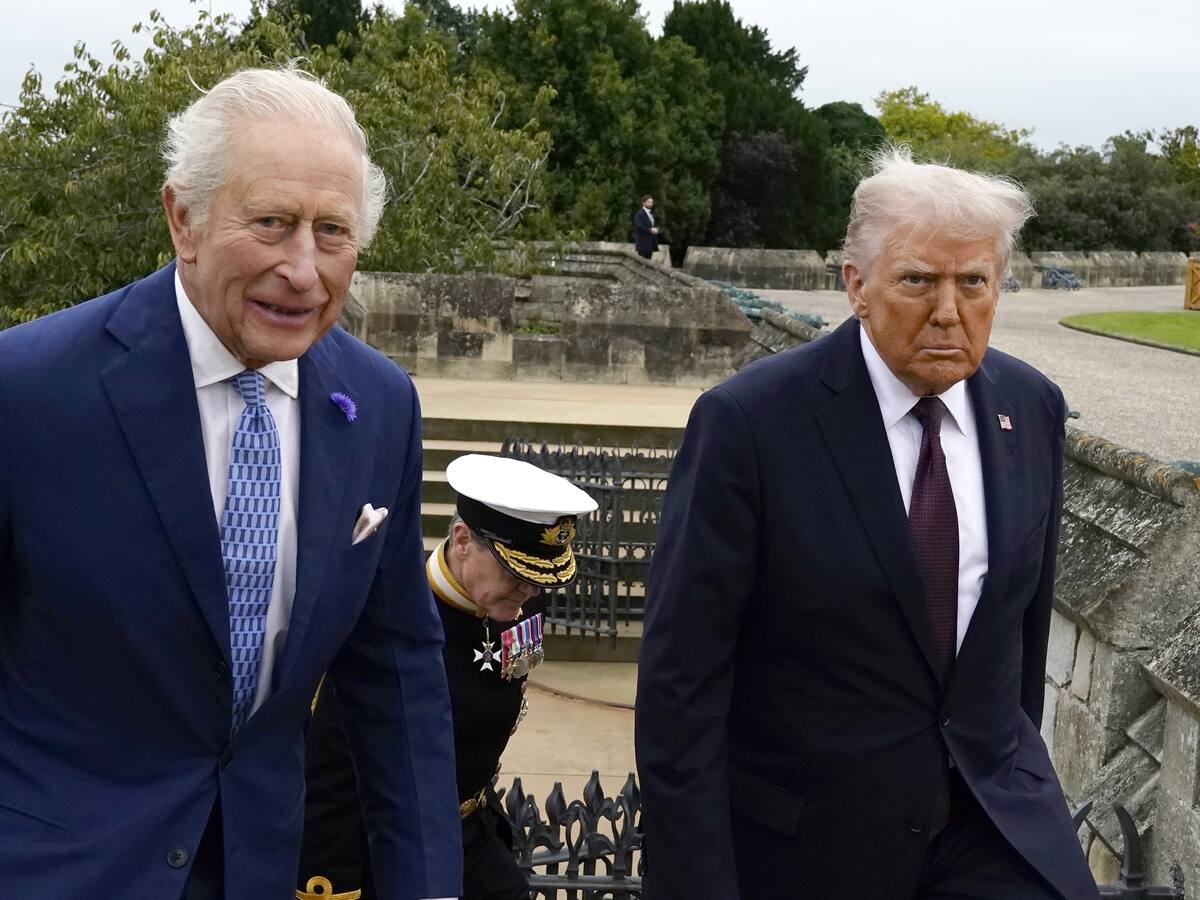 Trump y Carlos III intercambiaron elogios durante sus discursos en el banquete de Estado