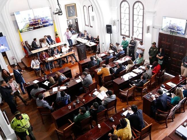 Concejo de Bogotá . Foto: Colprensa