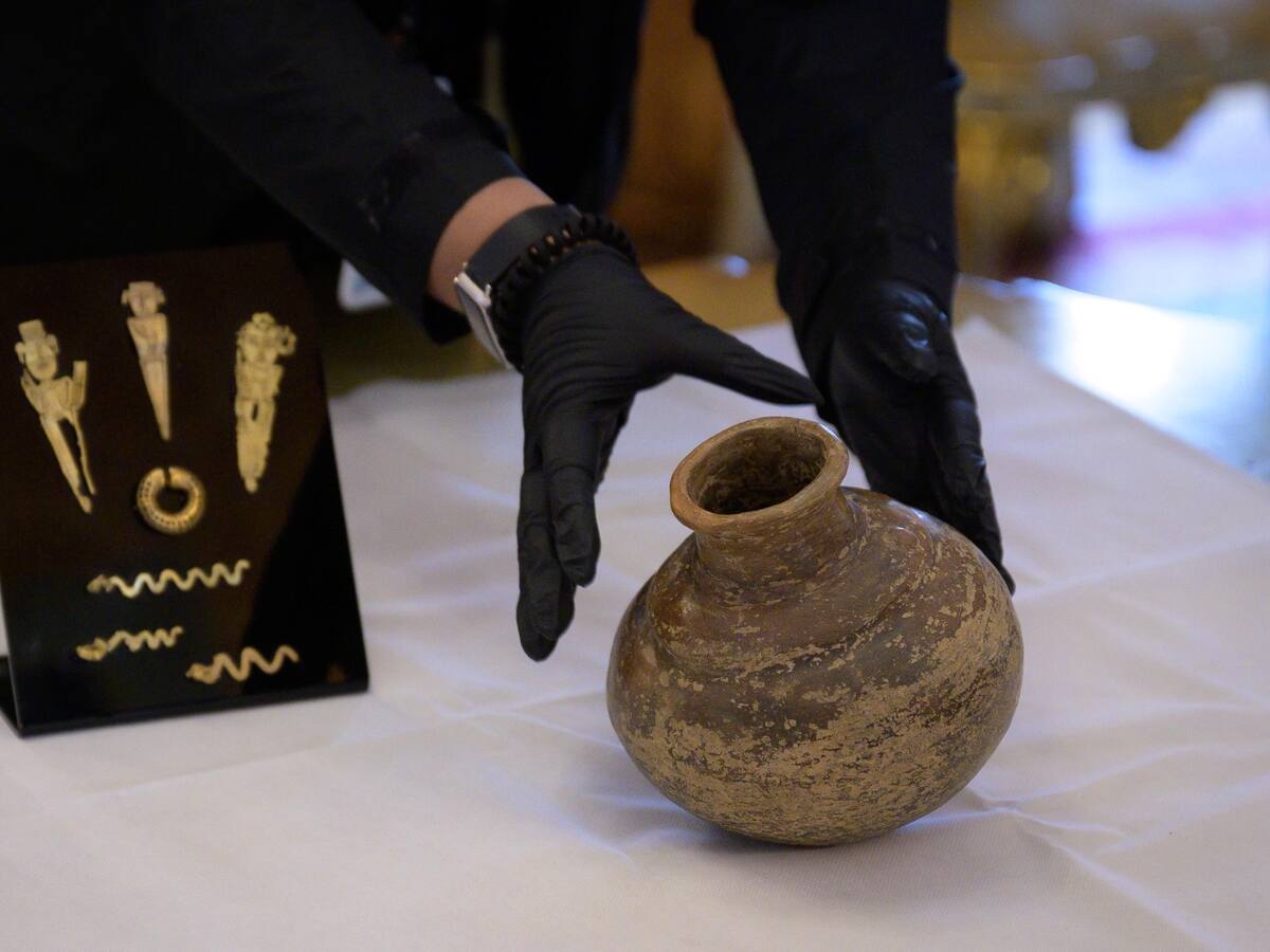 Gobierno recuperó 16 piezas arqueológicas que estaban en Suiza y Nueva Zelanda