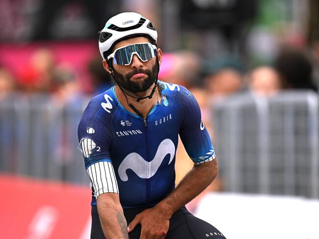 Fernando Gaviria, pedalista colombiano del Movistar Team. (Photo by Stuart Franklin/Getty Images,)