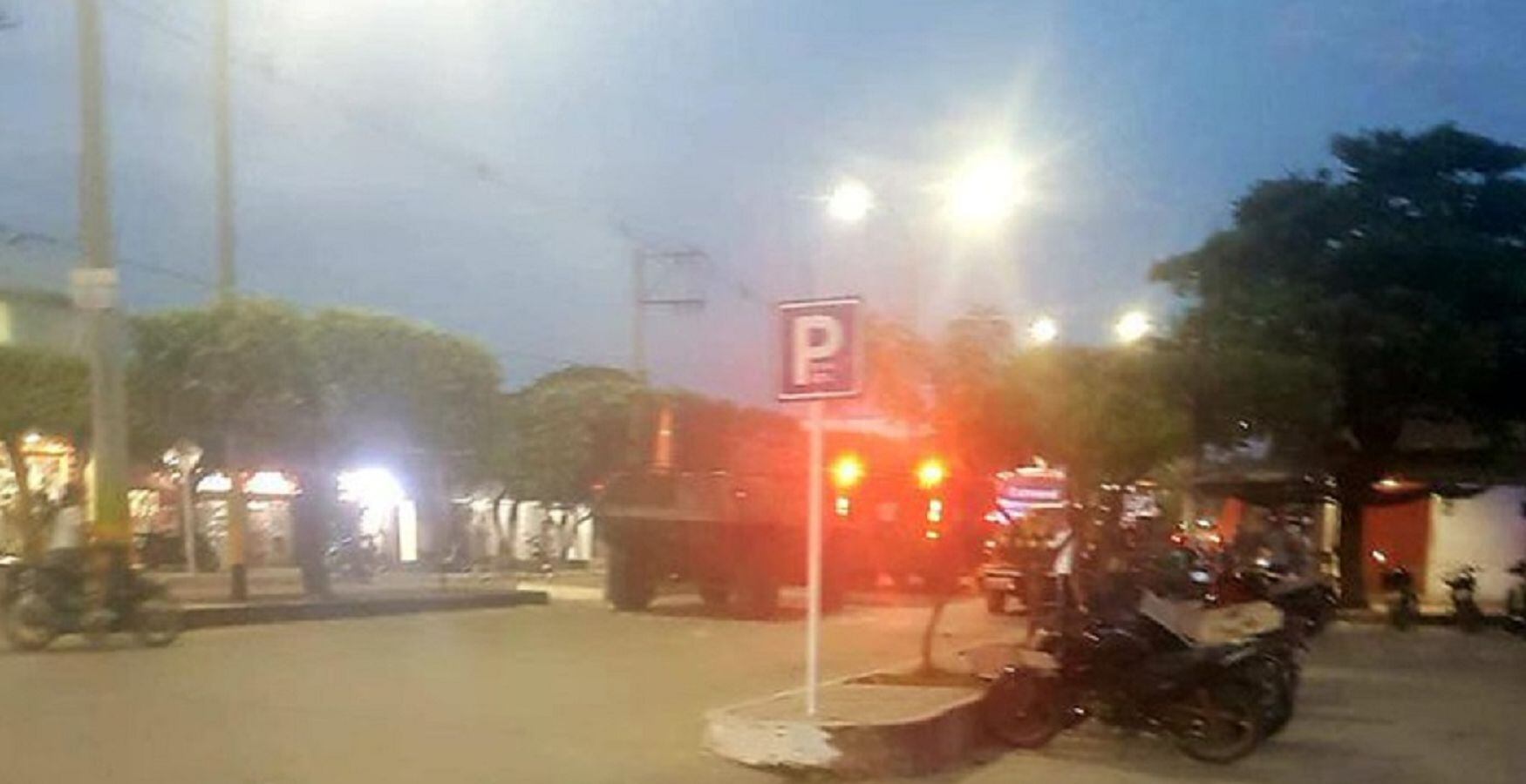 Ataque contra la estación de Policía en el municipio de Tibú. Cortesía a W Radio