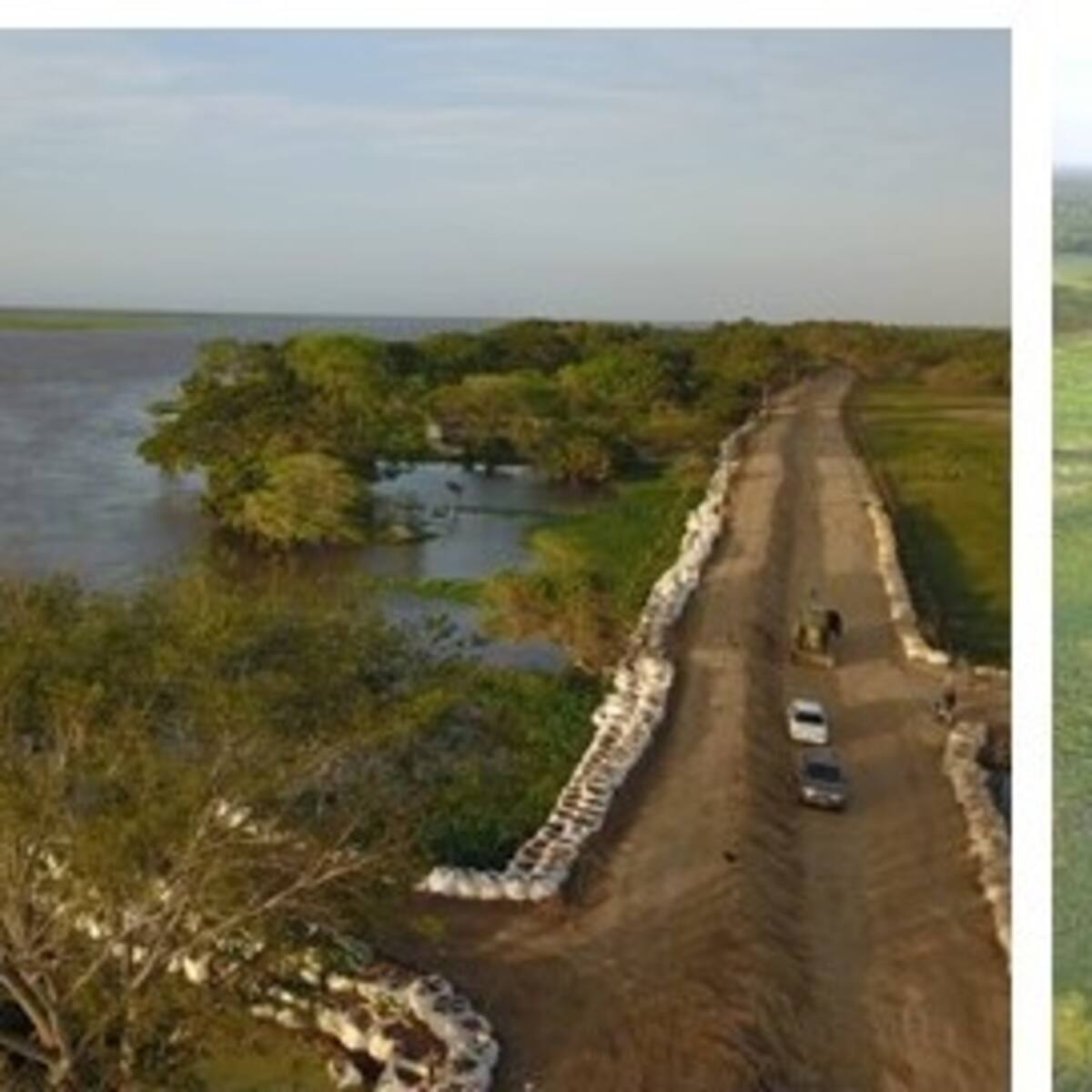 UNGRD trabaja para reducir las condiciones de riesgo en la vía Salamina El Piñón, Santa Marta