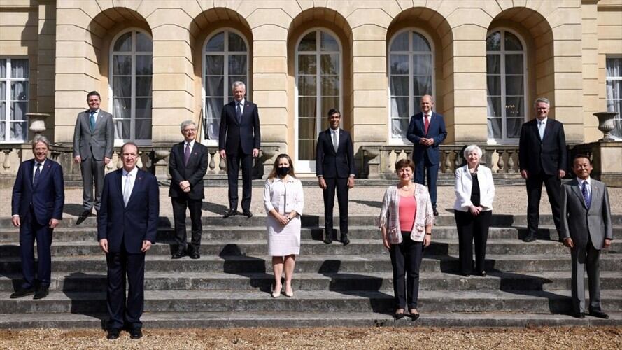 Histórico acuerdo en el G7 sobre impuesto mínimo a grandes empresas. Foto: Getty Images