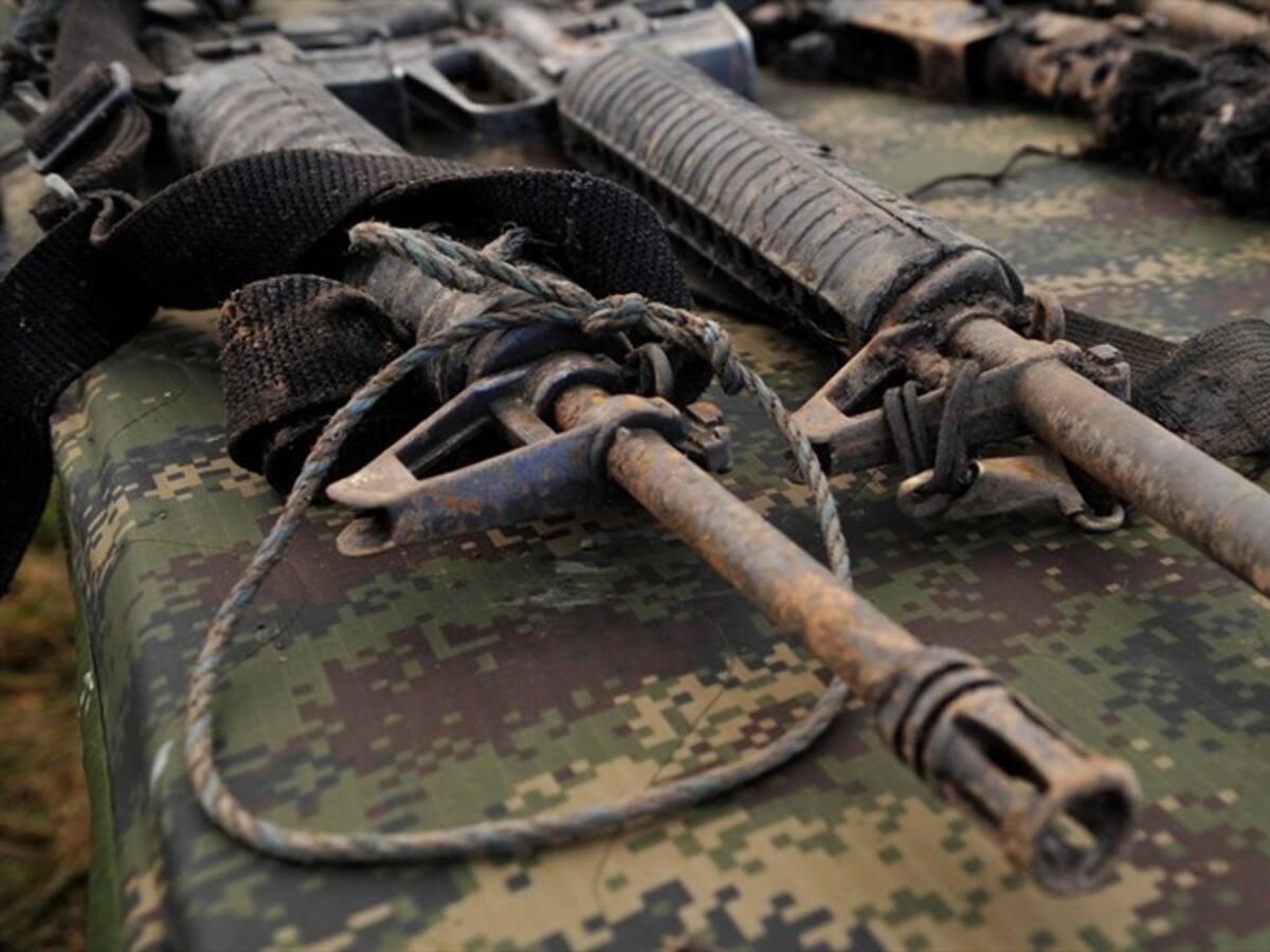 CTI halló depósito ilegal de explosivos de las desmovilizadas Farc en Tolima