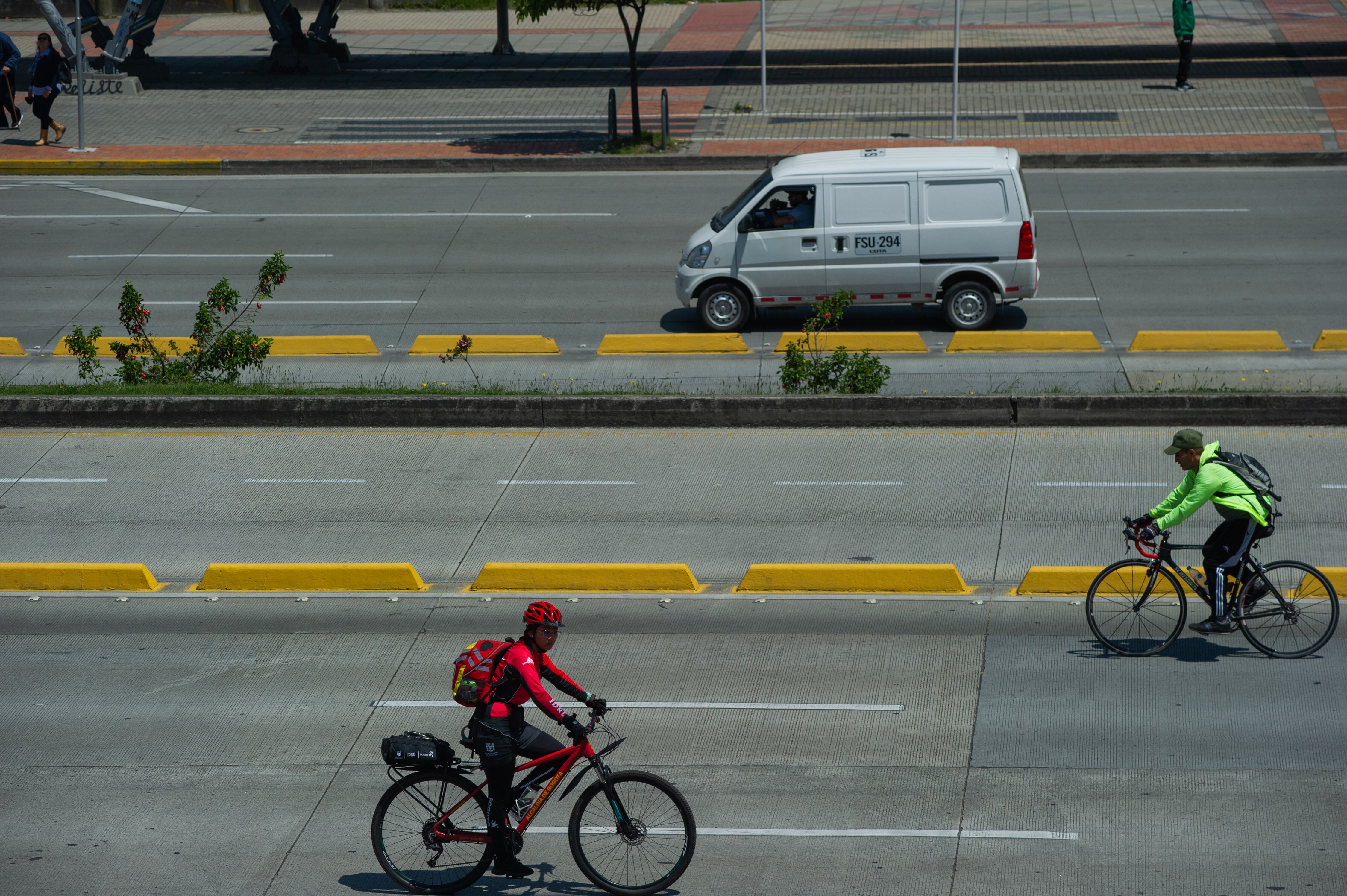 Día sin carro y moto en Bogotá, 2023. Foto: Chepa Beltran/Long Visual Press/Universal Images Group via Getty Images.