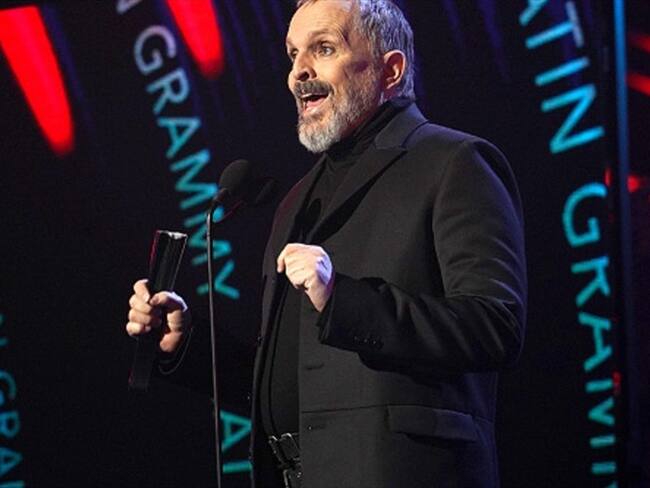 Miguel Bosé, cantante español. Foto: Getty Images