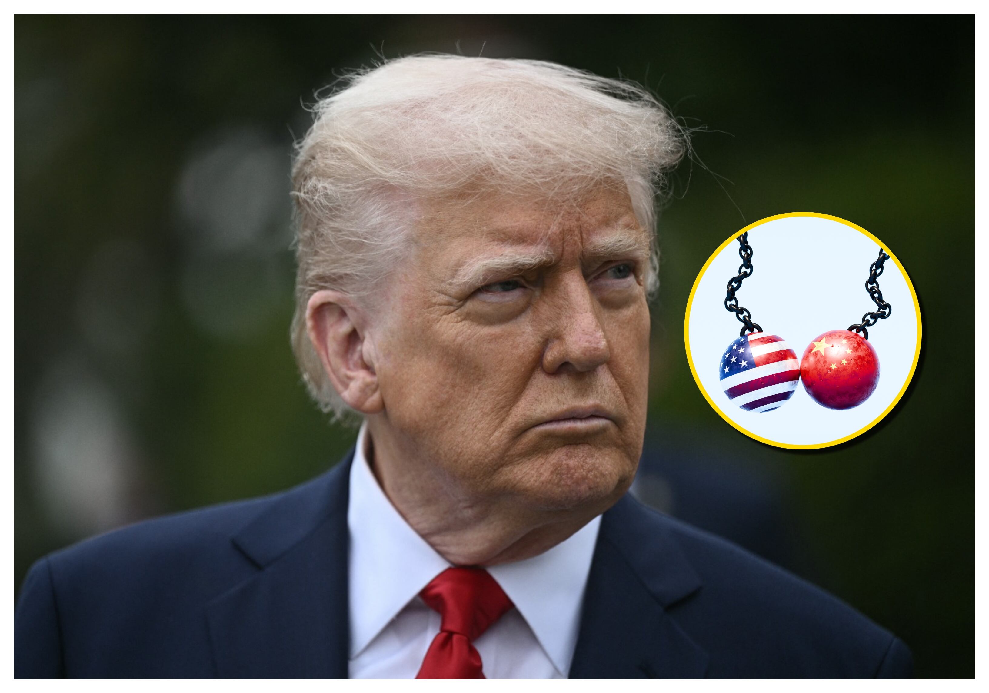 Donald Trump y aranceles. Foto: BRENDAN SMIALOWSKI/AFP/ J Studios via Getty Images.