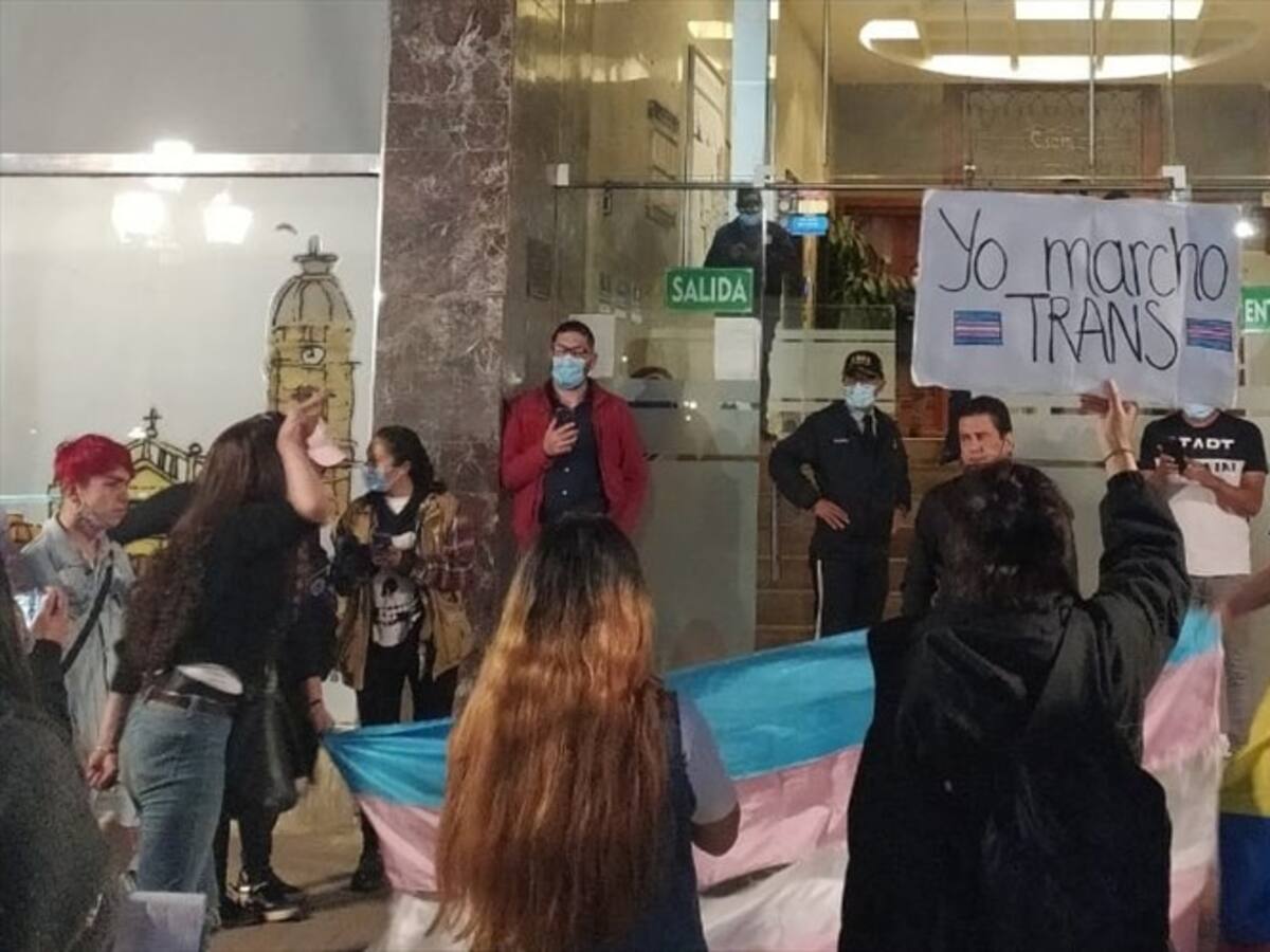 Población LGTBI marcha pidiendo justicia por asesinato de una mujer trans en Tunja