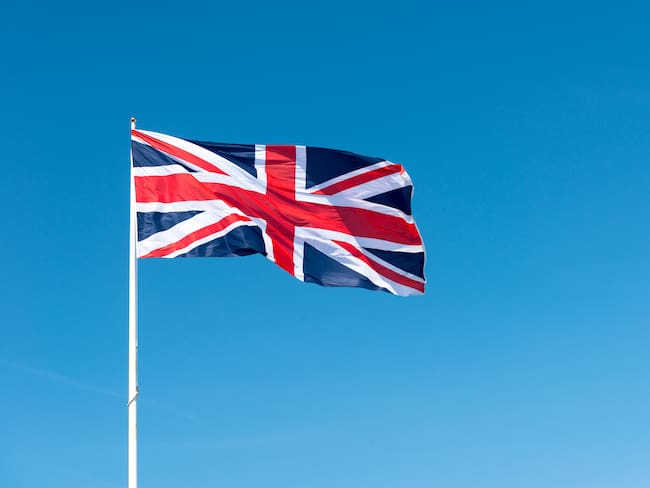 Bandera de Reino Unido imagen de referencia. Foto: Getty Images.