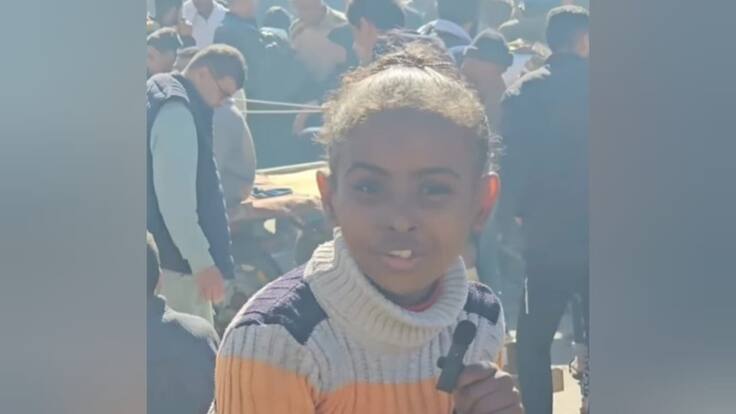 La historia de Lama Abu Jamous, una periodista de nueve años en Gaza