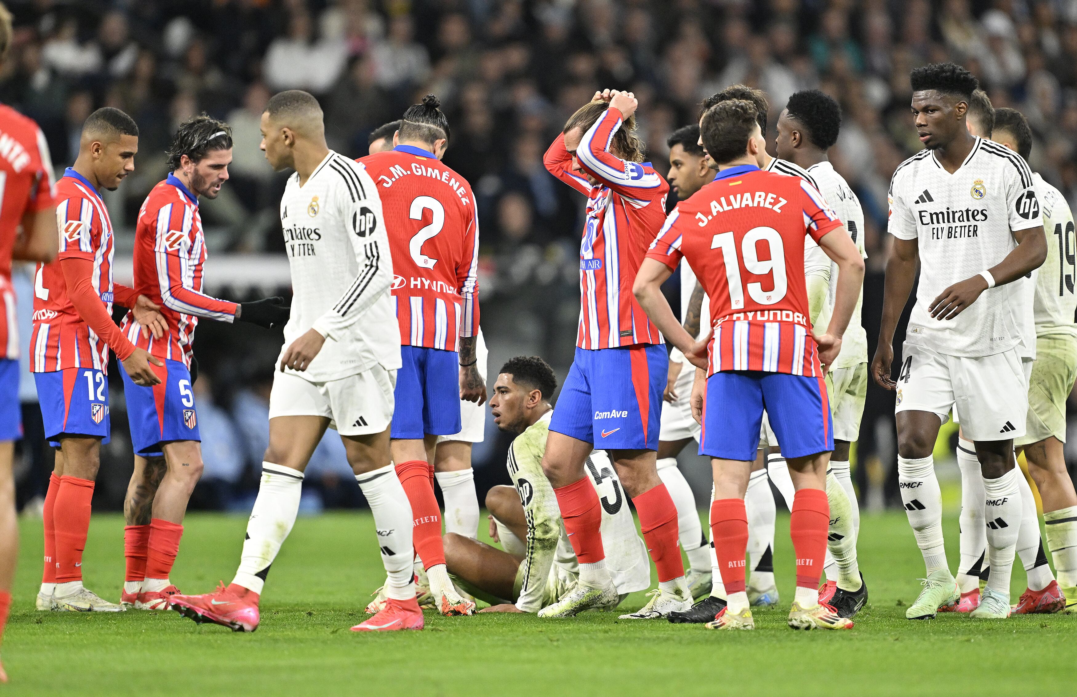 Real Madrid vs. Atlético de Madrid. Partido correspondiente a la fecha 23 de La Liga. FOTO: Burak Akbulut/Anadolu via Getty Images