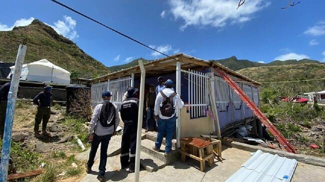 La periodista Amparo Pontón contó en Sigue La W cuál es la situación de Providencia, seis meses después del paso del huracán Iota. . Foto: Colprensa