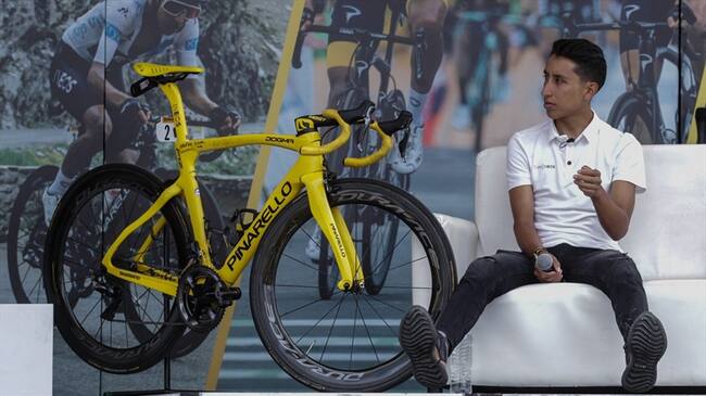Egan Bernal, ciclista colombiano. Foto: Colprensa