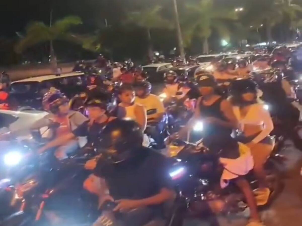 Sancionan organizadores de caravana de motos en Cali y prohíben nuevas convocatorias