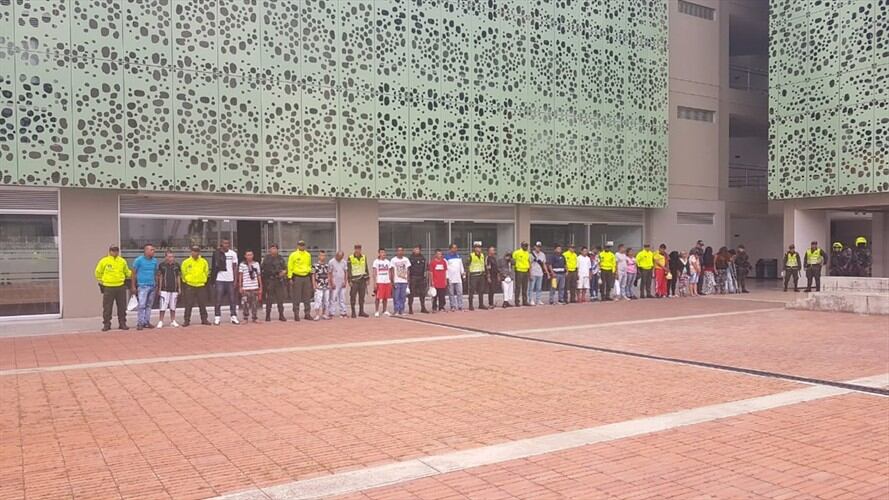 Cae la banda 'El Guajiro', una de las organizaciones criminales más temidas en Yumbo. Foto: Cortesía Policía Nacional