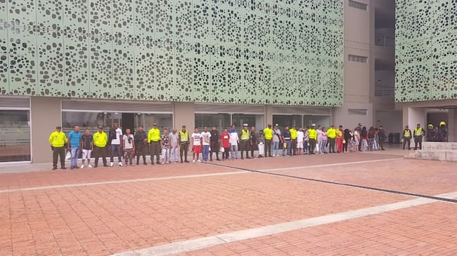 Cae la banda 'El Guajiro', una de las organizaciones criminales más temidas en Yumbo. Foto: Cortesía Policía Nacional