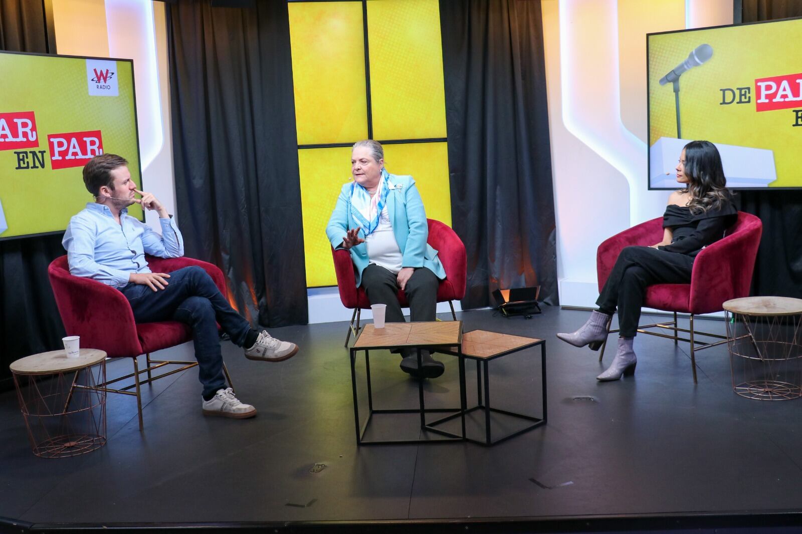 Clara López en De Par En Par | Foto: W RADIO