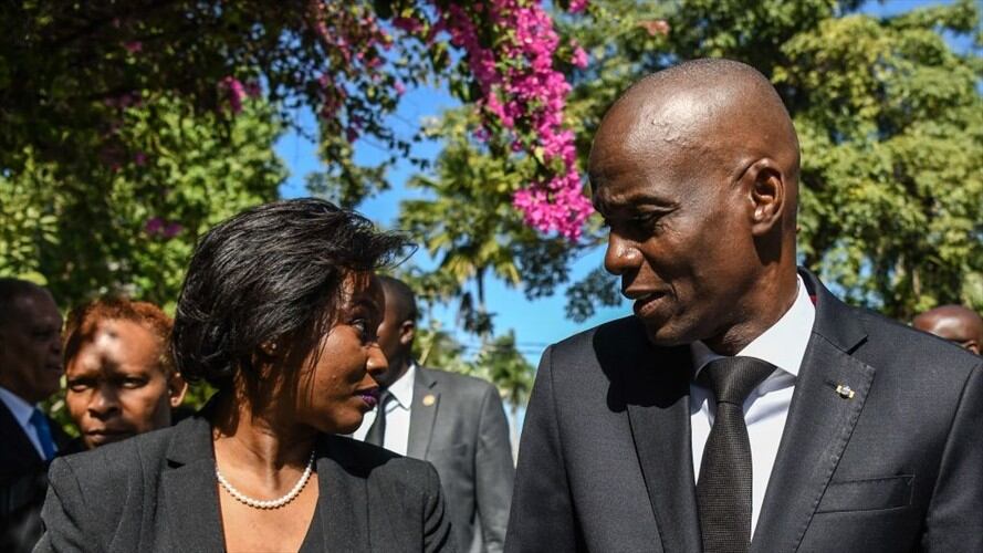 La primera dama de Haití, Martine Mose, escribió que un criminal envió a mercenarios a asesinar a su esposo Jovenel Mose.. Foto: CHANDAN KHANNA/AFP via Getty Images
