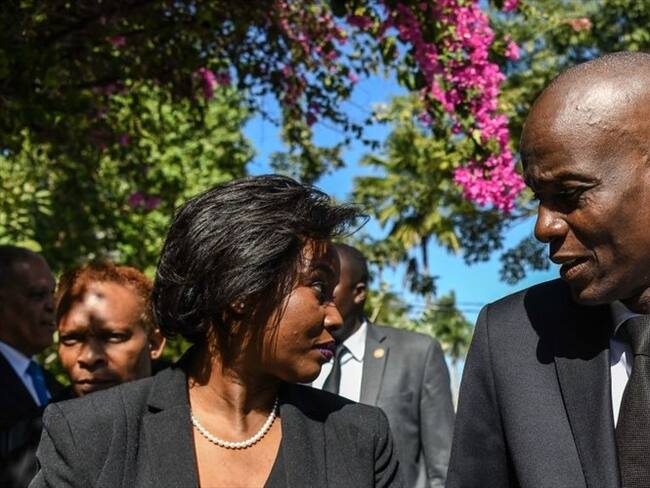 La primera dama de Haití, Martine Mose, escribió que un criminal envió a mercenarios a asesinar a su esposo Jovenel Mose.. Foto: CHANDAN KHANNA/AFP via Getty Images