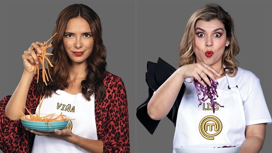 Actriz Viña Machado y comediante Liss Pereira. Foto: Colprensa-RCN