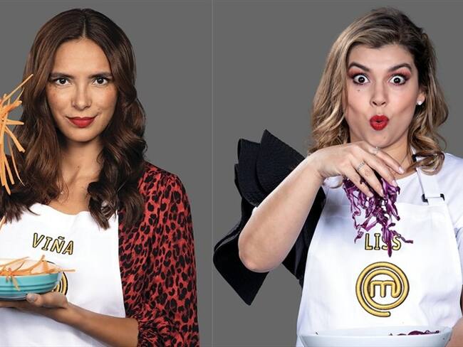 Actriz Viña Machado y comediante Liss Pereira. Foto: Colprensa-RCN