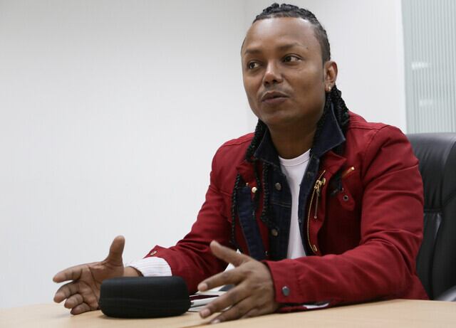 Mr Black, cantante colombiano. (Foto: Mario Franco - Colprensa)