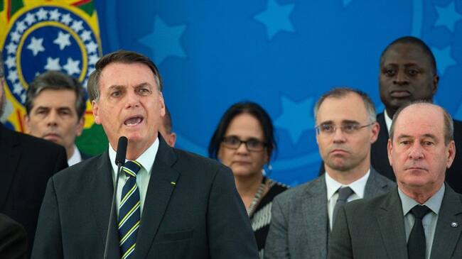 La posición sobre la pandemia del presidente de Brasil, Jair Bolsonaro, ha generado controversia alrededor del mundo.. Foto: Getty Images