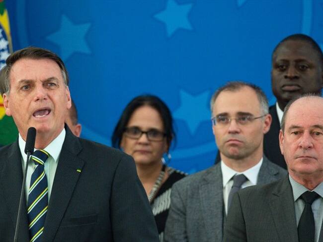 La posición sobre la pandemia del presidente de Brasil, Jair Bolsonaro, ha generado controversia alrededor del mundo.. Foto: Getty Images
